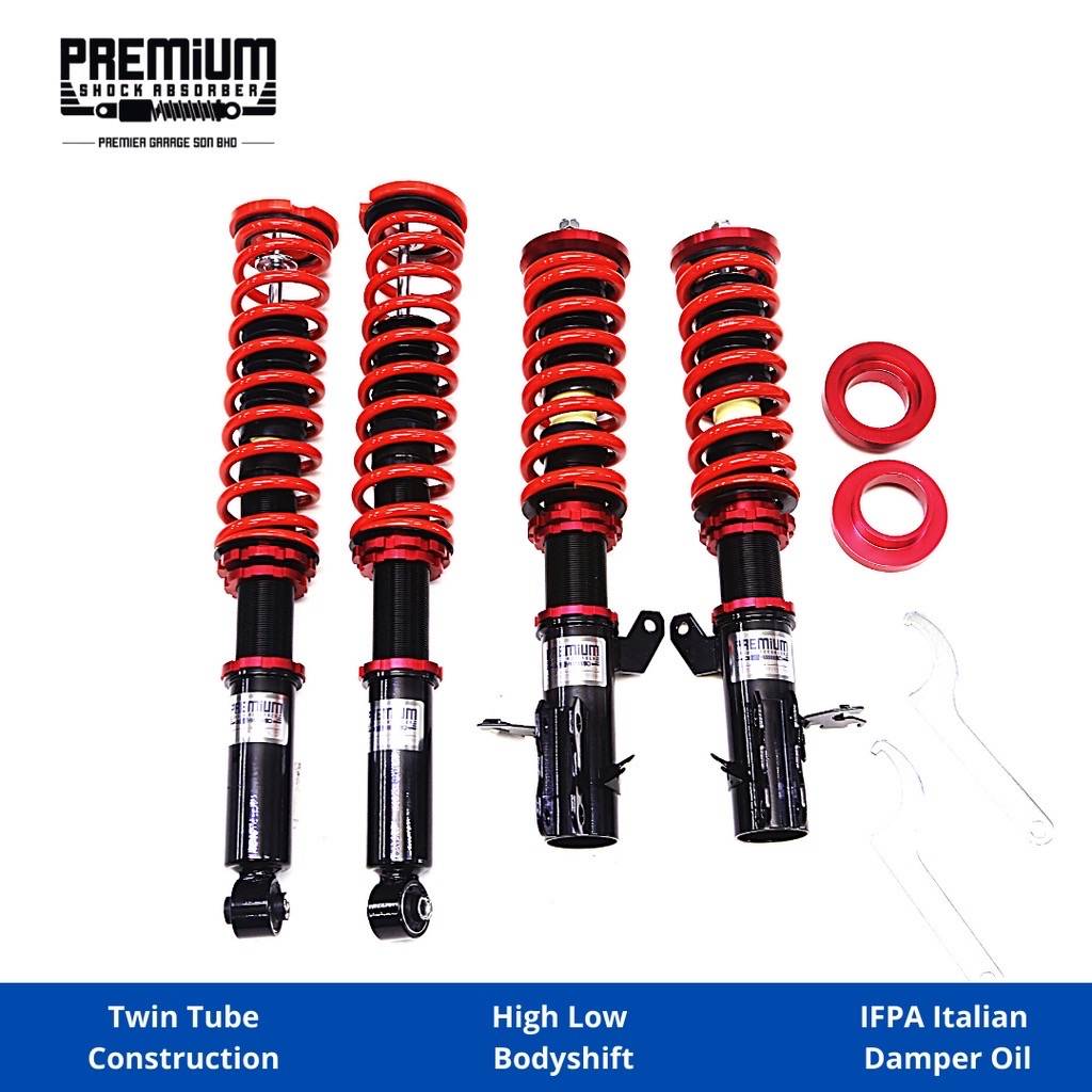 Honda Jazz GK 14+ PREMIUM HiLo Bodyshift Adjustable Suspension