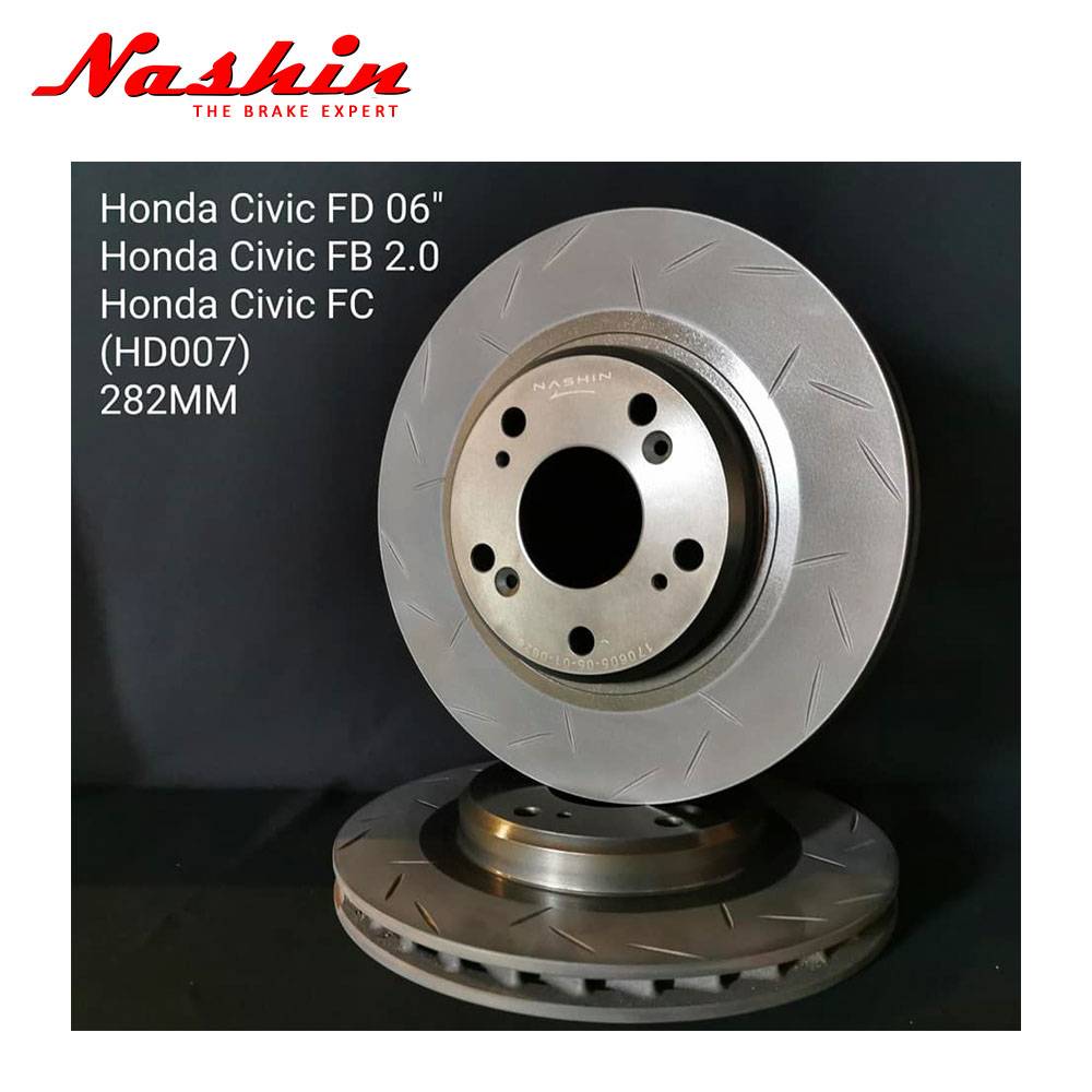 NASHIN OE BRAKE ROTOR (FRONT) HONDA CIVIC FD/FB 2.0/FC