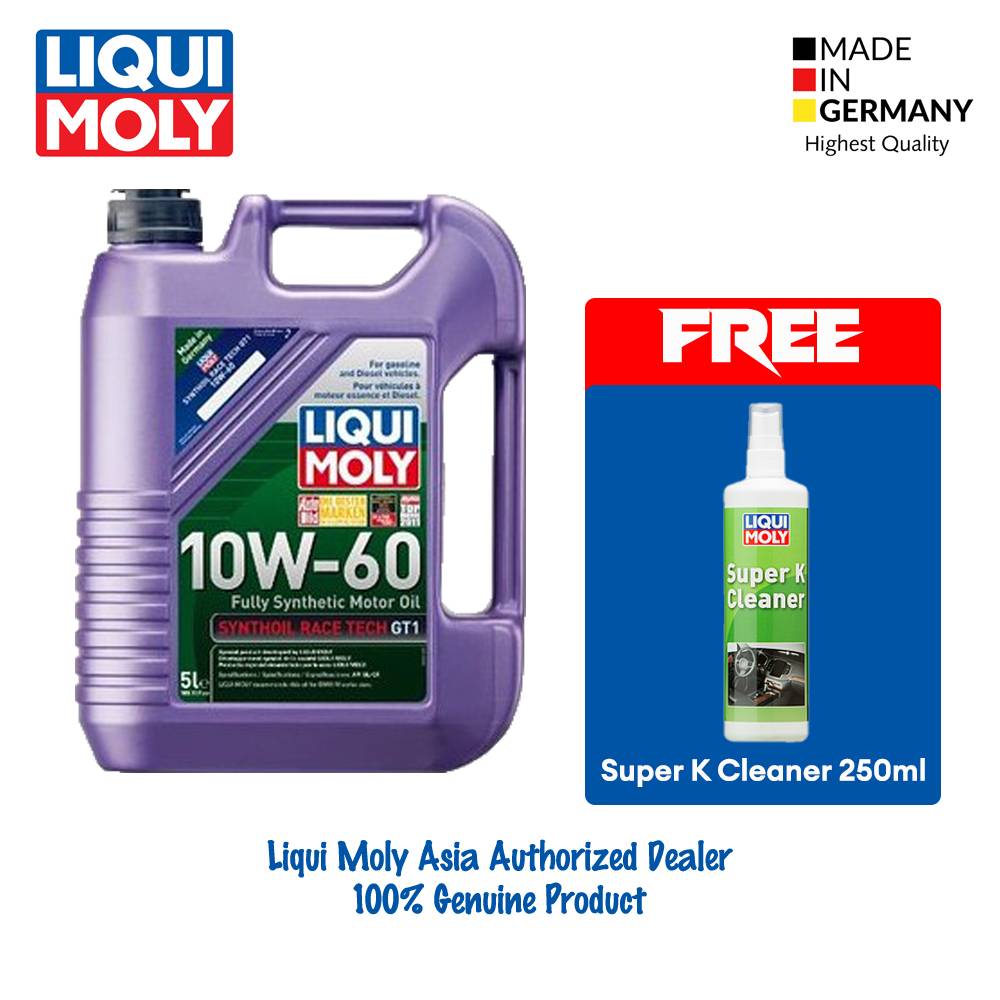 Liqui Moly Synthoil Race Tech GT1 10W60 (5L) *FREE SUPER K