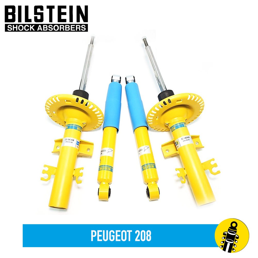 Bilstein B8 プジョー 208 A9 1.2 A9HN01 A9HM01 A9CHM01 Fストラット47Φ車 2012- Peugeot 1台分 送料無料 BILSTEIN B4 DAMPER プジョー 208 1.2⁄1.6用 1台分  (LH22-225214⁄RH22-225221⁄19-225234)リプレイスメントショック自動車パーツビルシュタイン B4 ダンパー  フロント⁄リア セット | 矢東タイヤ
